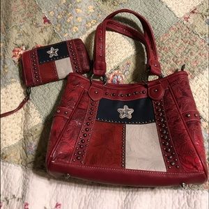 Concealed Handgun bag with matching wallet